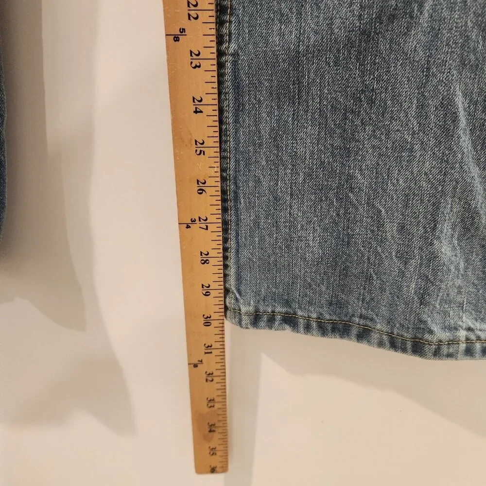 Red Camel Jeans Hawk‎ 9914 Retro Vtg Straight Light Wash Blue Denim Mens 38x30